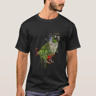 Camiseta Conure Papagaio Conure Bochecha Verde