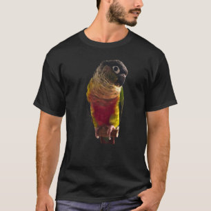 Camiseta Conure Parrot Bird design Green boek Love for b