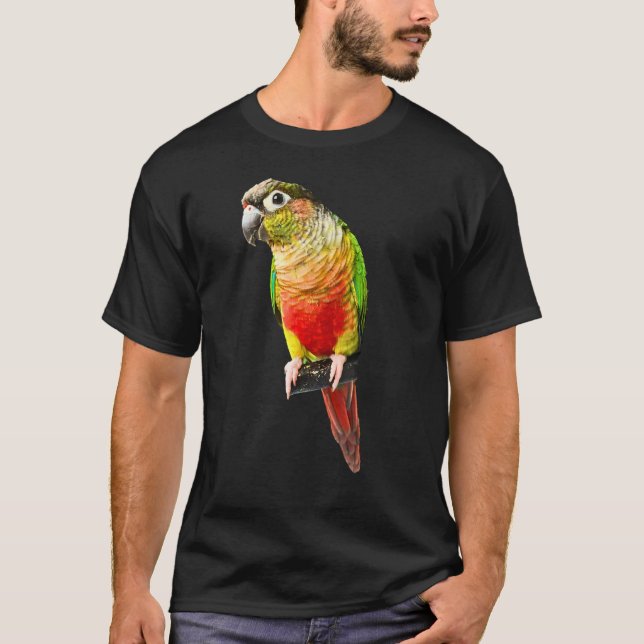 Camiseta Conure Parrot Bird Green Cheek Love for bird (Frente)