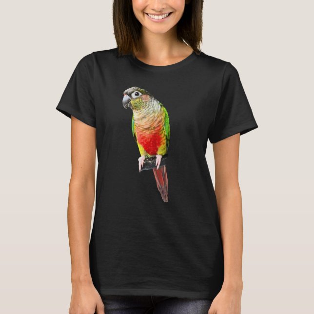 Camiseta Conure Parrot Bird Green Cheek Love for bird (Frente)