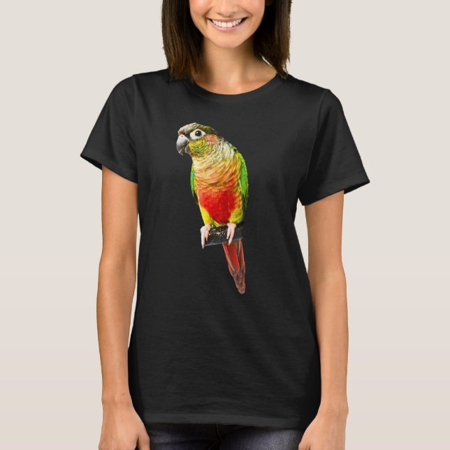 Camiseta Conure Parrot Bird Green cheek Love for birds (Frente)