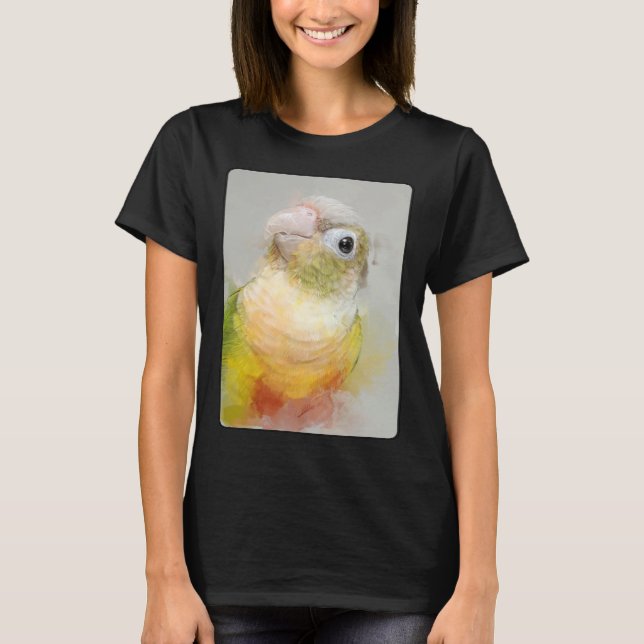 Camiseta Conure Portrait 12 Animal Bird Wildlife Parrot (Frente)