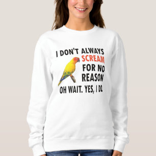 Camiseta Conure Proprietário Conure Lover Parrot Bird Sun