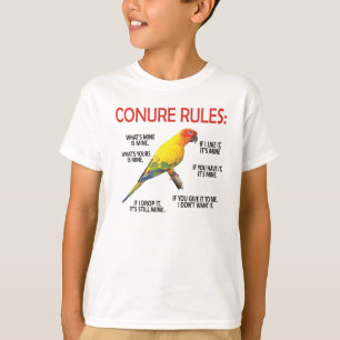 Camiseta Conure Proprietário Conure Lover Parrot Bird Sun C