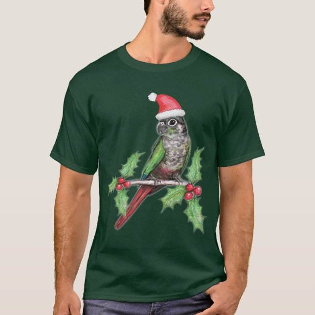 Camiseta Conure verde-natalícia (Frente)