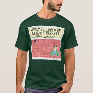 Camiseta Convenção Anual de Filhos Adultos de Pais Normais