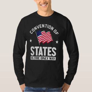 Camiseta Convenção De Estados É A Única Maneira Patriótica