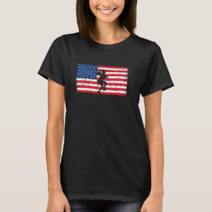 Camiseta Convenção de Hobo Days Bandeira Americana Britt Io