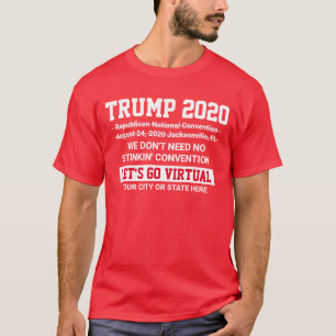 Camiseta Convenção virtual sobre problemas do Covid-19 Tr