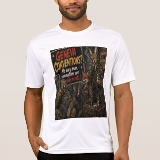 Camiseta Convenções de Genebra? Convenções são para nerds!