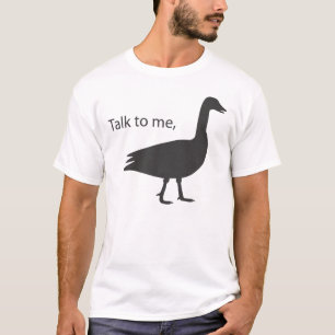 Camiseta Conversa a mim ganso
