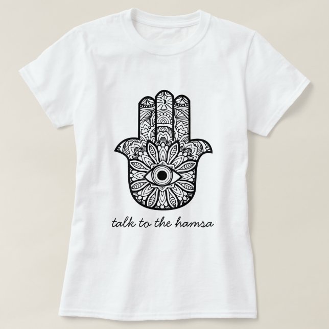 Camiseta Conversa ao Hamsa (Frente do Design)