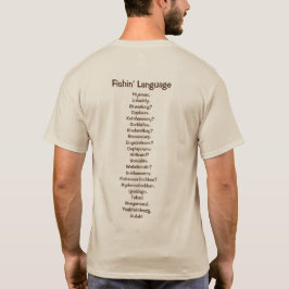 Camiseta Conversa de Pesca Engraçada