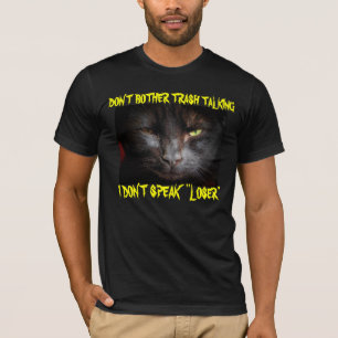 Camiseta Conversa do lixo? Eu não falo o "vencido "