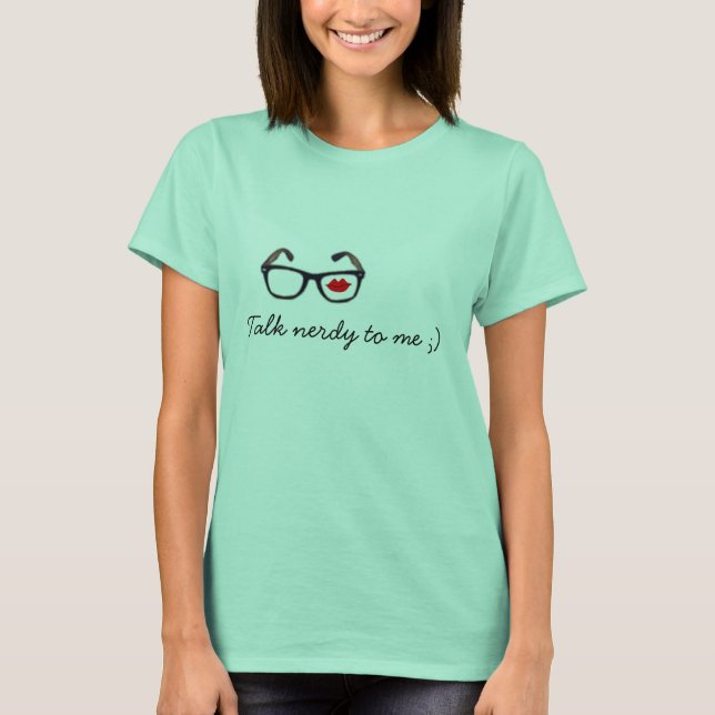 Camiseta Conversa nerdy a mim;) (Frente)