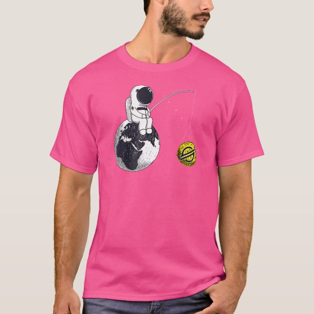 Camiseta Conversa sobre criptomoeda Stellar Lu para o espaç (Frente)