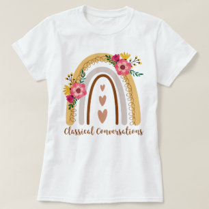 Camiseta Conversações Clássicas Rainbow Homeschool CC