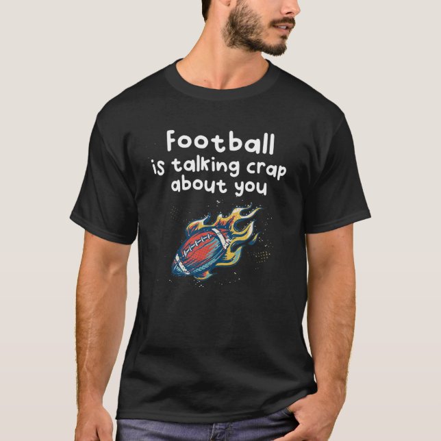 Camiseta Conversações Engraçadas de Futebol (Frente)