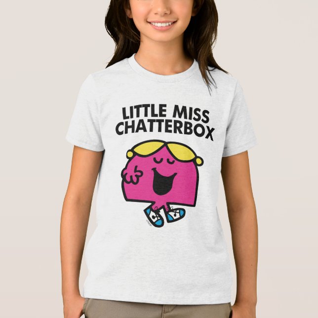Camiseta Conversando Com A Pequena Miss Chatterbox (Frente)