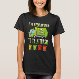 Camiseta Conversar Caminhão de Lixo Para Trabalhador De San