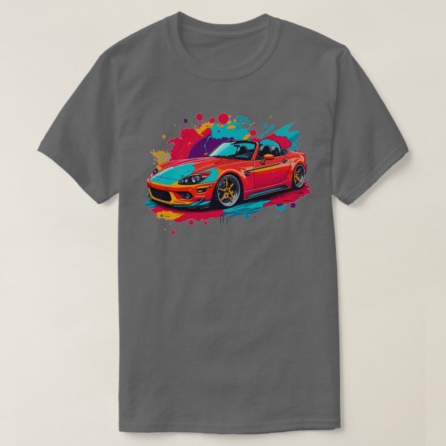 Camiseta Conversível Vintage Mazda Miata (Frente do Design)