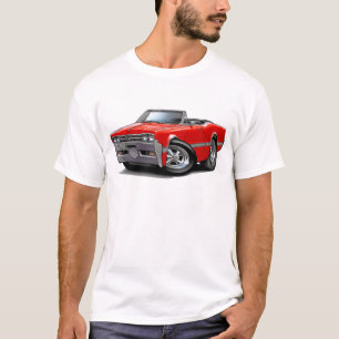 Camiseta Convertible vermelho do cutelo de 1966 velhos