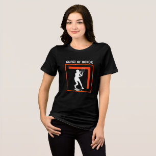 Camiseta Convidado de Honra da Festa de Aniversário de Têni