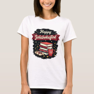 Camiseta Convite Feliz Jolabokaflod Giftholida