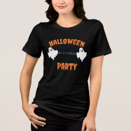Camiseta Convite para Festa de Halloween Spooky com Fantasm