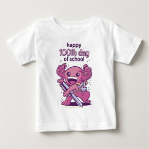 Camiseta convite para o 100º dia de aula