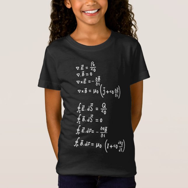 Camiseta Convite para Professores de Fórmula de Física de M (Frente)
