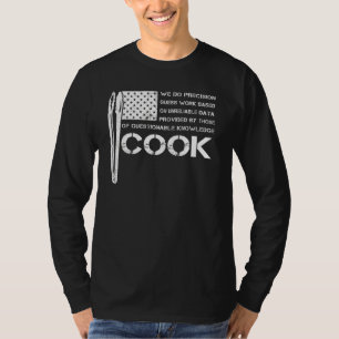 Camiseta Cook American Flag Vintage Perfeito Para Homens