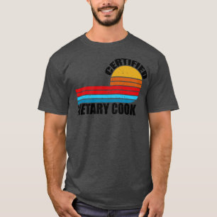 Camiseta Cook com alimentos certificados retro vintage carg
