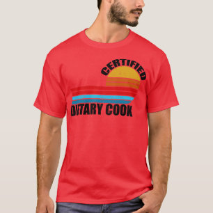 Camiseta Cook com alimentos certificados retro vintage carg