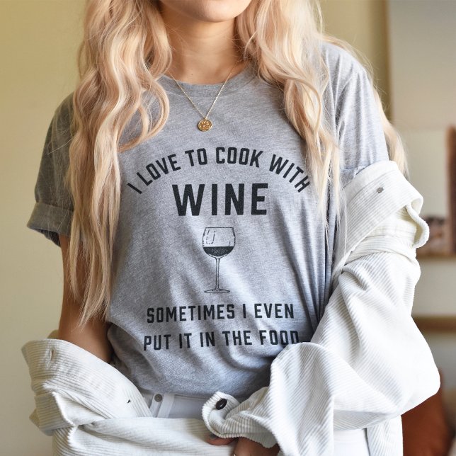 Camiseta Cook com vinho (Criador carregado)
