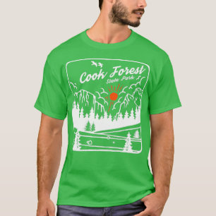 Camiseta Cook Forest State Park Pensilvânia Vintage Souven