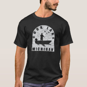 Camiseta Cook Lake Fisheries Michigan