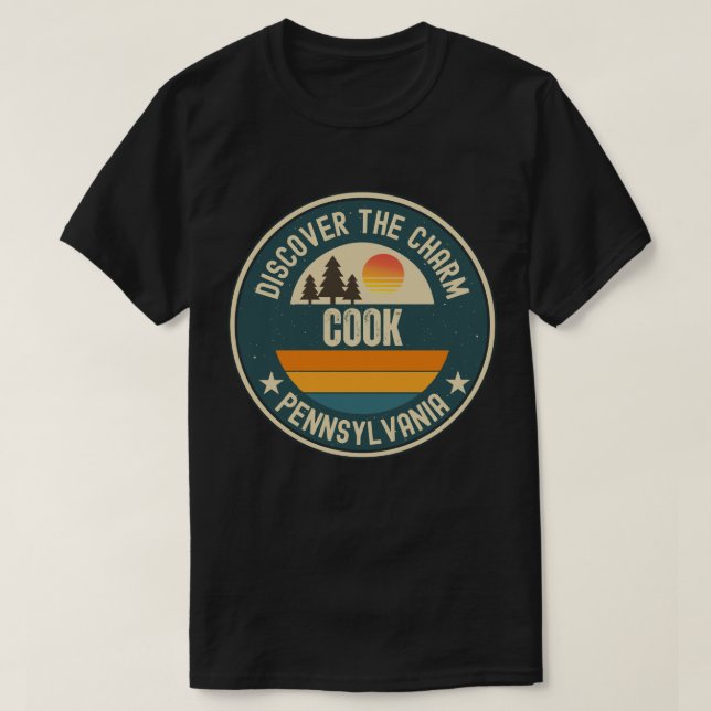 Camiseta Cook, Pensilvânia (Frente do Design)
