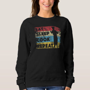 Camiseta Cook Retro Vintage Kitchen Chef Comer Sono