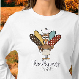 Camiseta Cook Turco Apron Chef Girl Engraçado