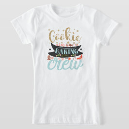 Camiseta Cookê festivo de Natal