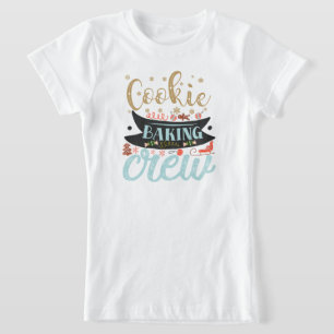 Camiseta Cookê festivo de Natal