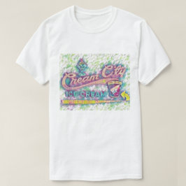 Camiseta Cookeville, TN Cream City Neon Sign Watercolor