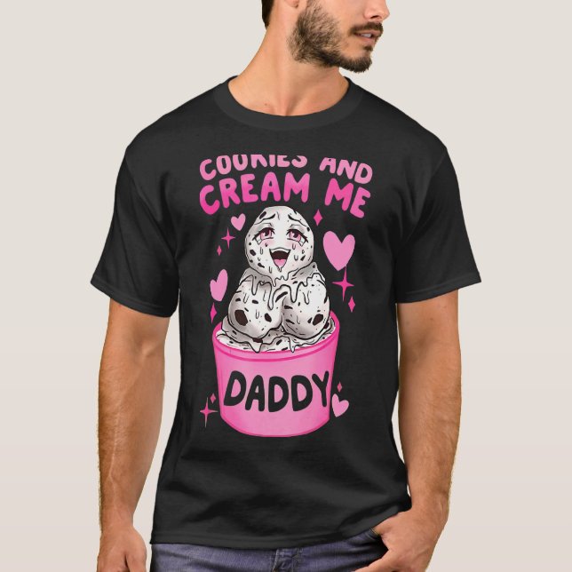 Camiseta Cooki E Cream-me Matriz da Família de Dias de os p (Frente)