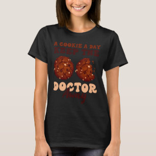 Camiseta Cookie a Day Mantém o Doutor Longe Cookie Day Co