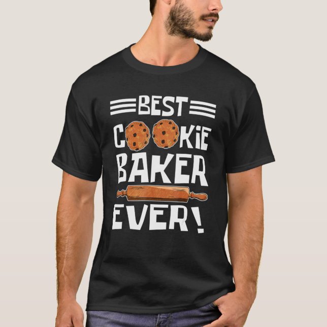 Camiseta Cookie Baker E Cookie Comem Melhor Cookie Baker E (Frente)
