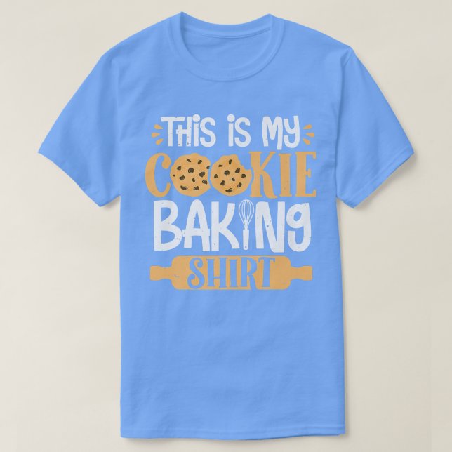Camiseta Cookie Baking Baker Doces Chefs (Frente do Design)