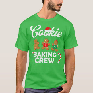 Camiseta Cookie Baking Crew Christmas Baking Gingerbird Co