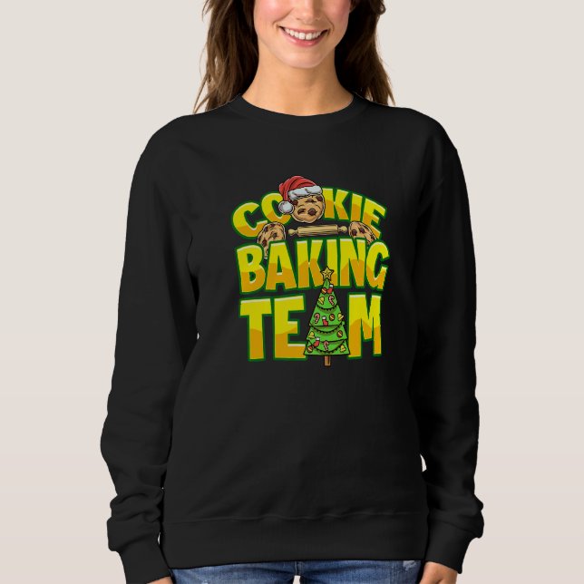 Camiseta Cookie Baking Crew  Christmas Cookie Baking Team (Frente)