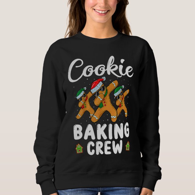 Camiseta Cookie Baking Crew Christmas Family  Gingerbread T (Frente)